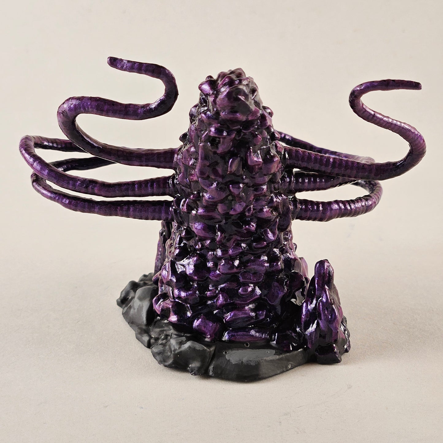 Amethyst Purple Roper Miniature: Dnd, D&D, TTRPG Artist Painted Monster Model