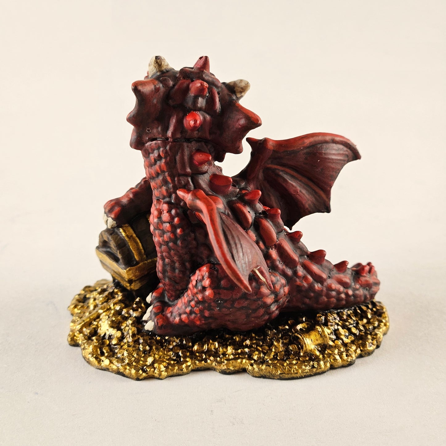 Baby Red Dragon Miniature: Dnd, D&D, TTRPG Artist Painted Monster Model