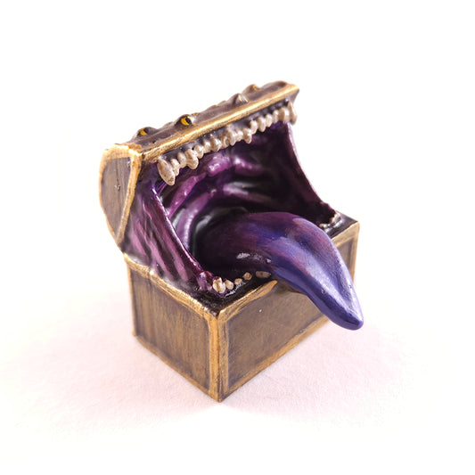 Mimic Miniature: Dnd, D&D, TTRPG Artist Painted Mimic Monster Model