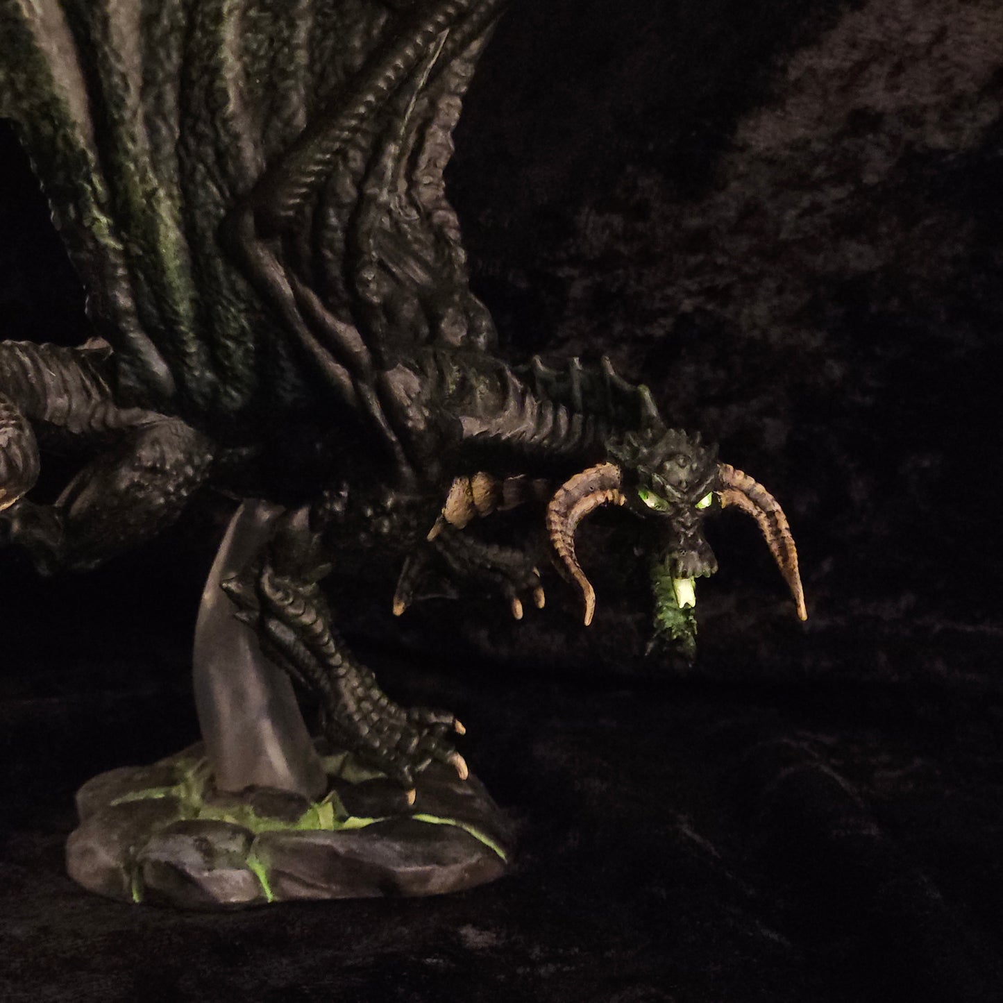 Black Dragon Minature: Dnd, D&D, TTRPG Artist Painted Monster Model