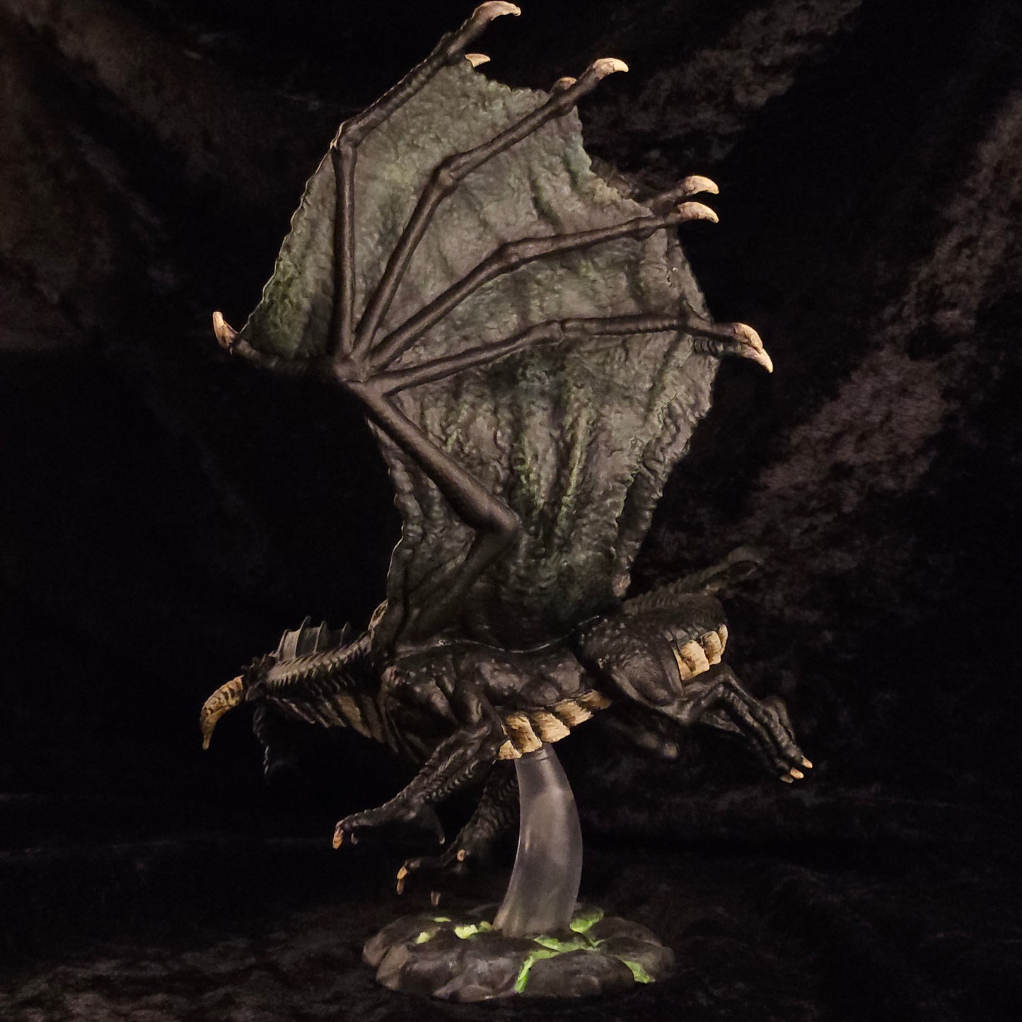 Black Dragon Minature: Dnd, D&D, TTRPG Artist Painted Monster Model