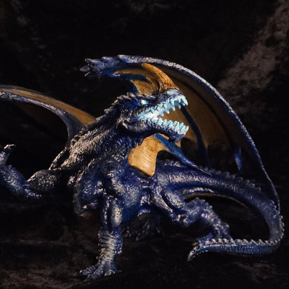 Blue Dragon Minature: Dnd, D&D, TTRPG Artist Painted Monster Model
