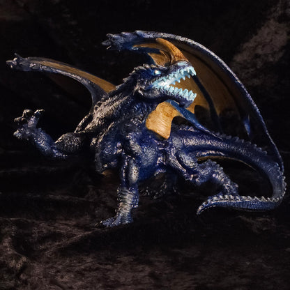Blue Dragon Minature: Dnd, D&D, TTRPG Artist Painted Monster Model