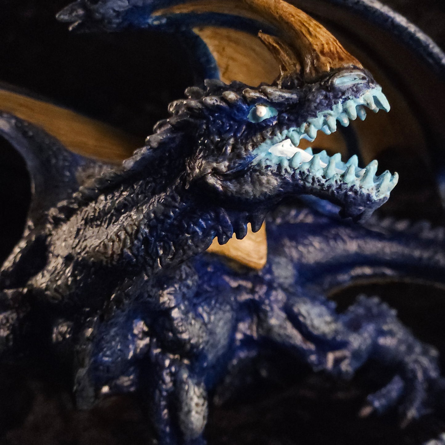 Blue Dragon Minature: Dnd, D&D, TTRPG Artist Painted Monster Model