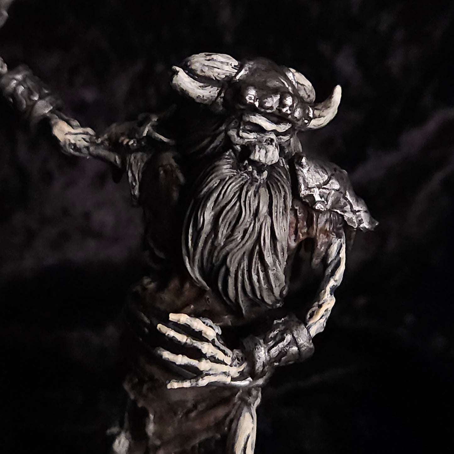 Frost Giant Skeleton Miniature: Dnd, D&D, TTRPG Artist Painted Gaming Model