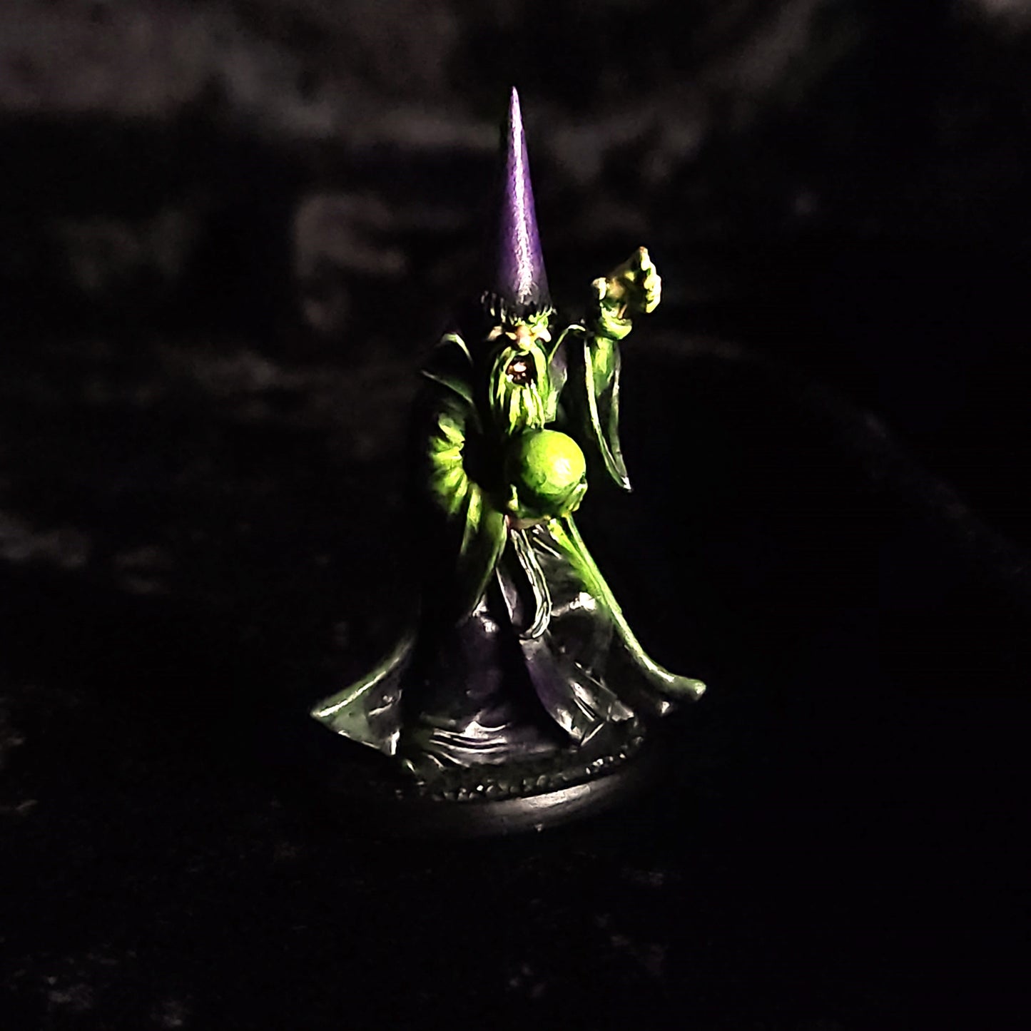 Evil Wizard Miniature: Dnd, D&D, TTRPG Artist Painted Gaming Model