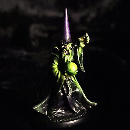 Evil Wizard Miniature: Dnd, D&D, TTRPG Artist Painted Gaming Model