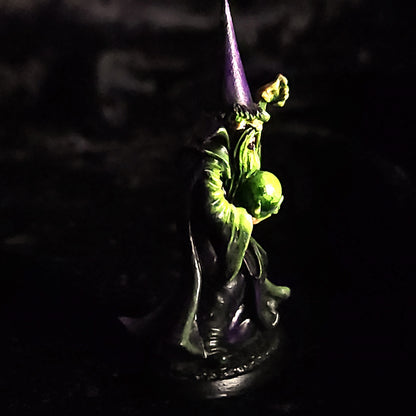 Evil Wizard Miniature: Dnd, D&D, TTRPG Artist Painted Gaming Model