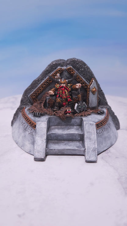 Dwarf King Miniature: Dnd, D&D, TTRPG Artist Painted Gaming Model