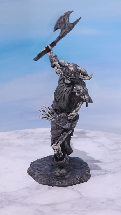Frost Giant Skeleton Miniature: Dnd, D&D, TTRPG Artist Painted Gaming Model