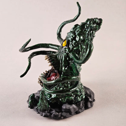 Emerald Green Roper Miniature: Dnd, D&D, TTRPG Artist Painted Monster Model