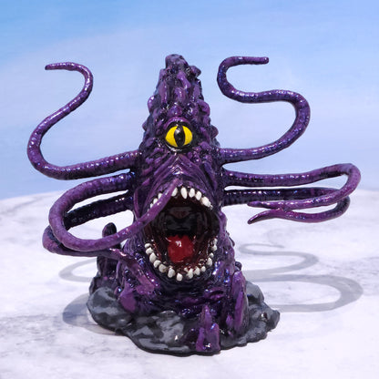 Amethyst Purple Roper Miniature: Dnd, D&D, TTRPG Artist Painted Monster Model
