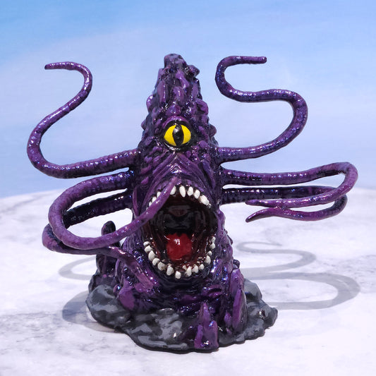 Amethyst Purple Roper Miniature: Dnd, D&D, TTRPG Artist Painted Monster Model