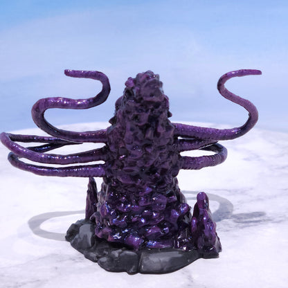 Amethyst Purple Roper Miniature: Dnd, D&D, TTRPG Artist Painted Monster Model