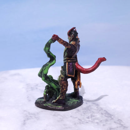 Tiefling Warlock Miniature: Dnd, D&D, TTRPG Artist Painted Gaming Model