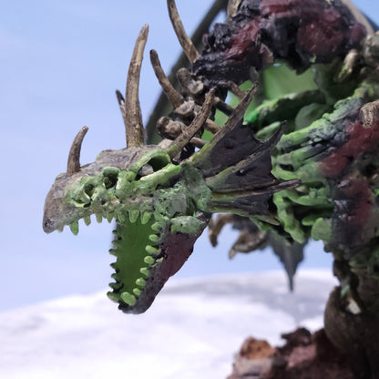 Dracolich Painted Miniature (D&D) | Rose and Shadow