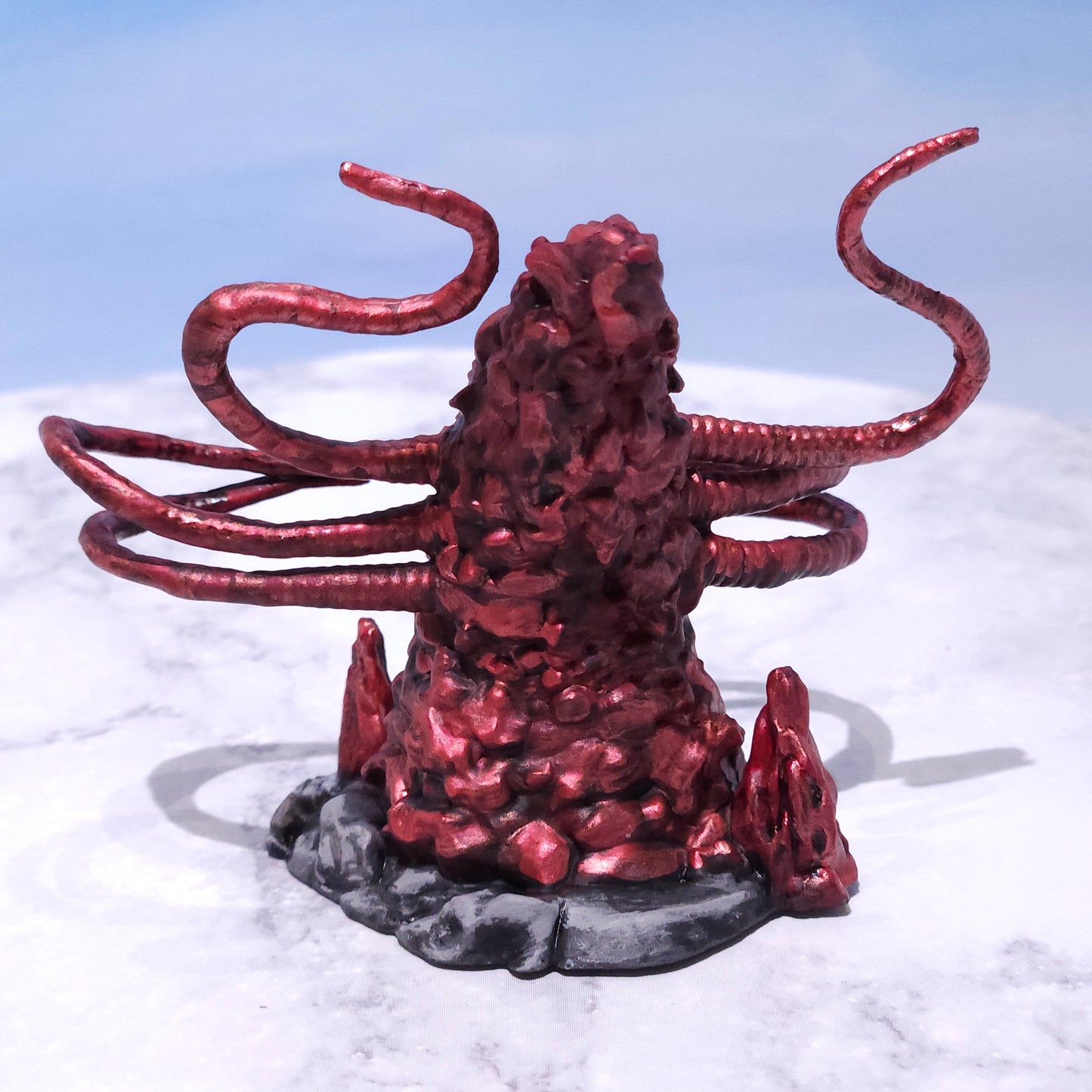 Ruby Red Roper Miniature: Dnd, D&D, TTRPG Artist Painted Monster Model