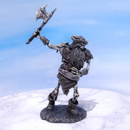 Frost Giant Skeleton Miniature: Dnd, D&D, TTRPG Artist Painted Gaming Model