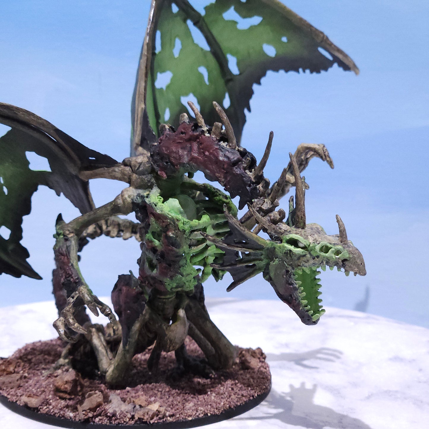 Dracolich Painted Miniature (D&D) | Rose and Shadow