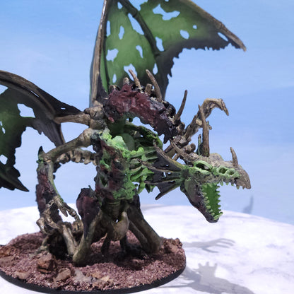 Dracolich Painted Miniature (D&D) | Rose and Shadow