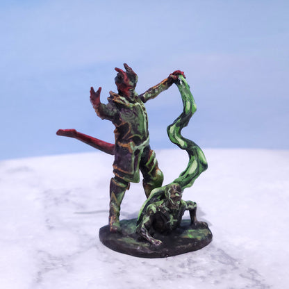 Tiefling Warlock Miniature: Dnd, D&D, TTRPG Artist Painted Gaming Model