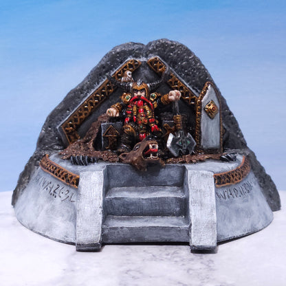 Dwarf King Miniature: Dnd, D&D, TTRPG Artist Painted Gaming Model