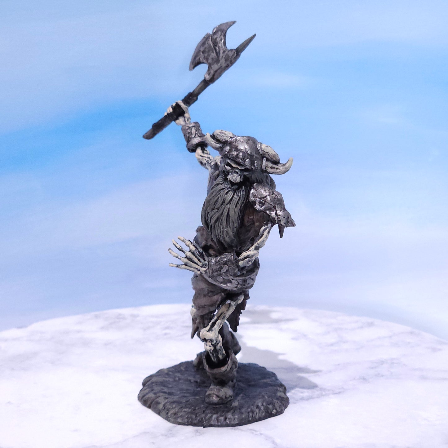 Frost Giant Skeleton Miniature: Dnd, D&D, TTRPG Artist Painted Gaming Model