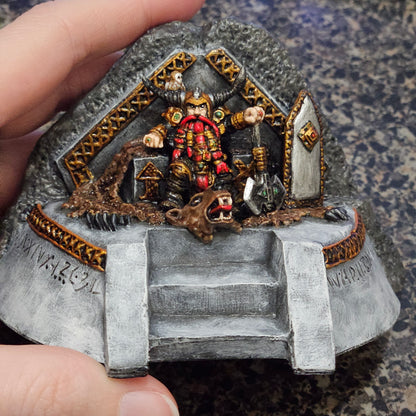 Dwarf King Miniature: Dnd, D&D, TTRPG Artist Painted Gaming Model
