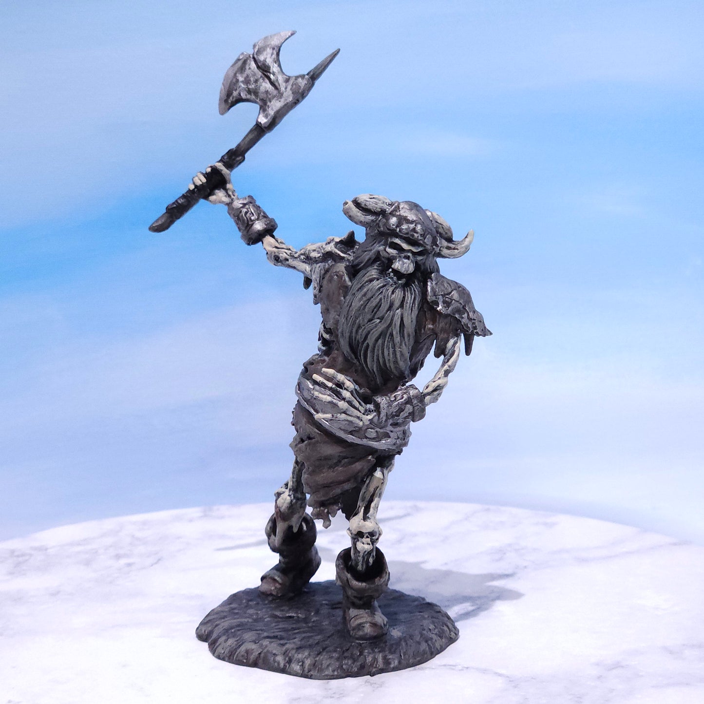 Frost Giant Skeleton Miniature: Dnd, D&D, TTRPG Artist Painted Gaming Model