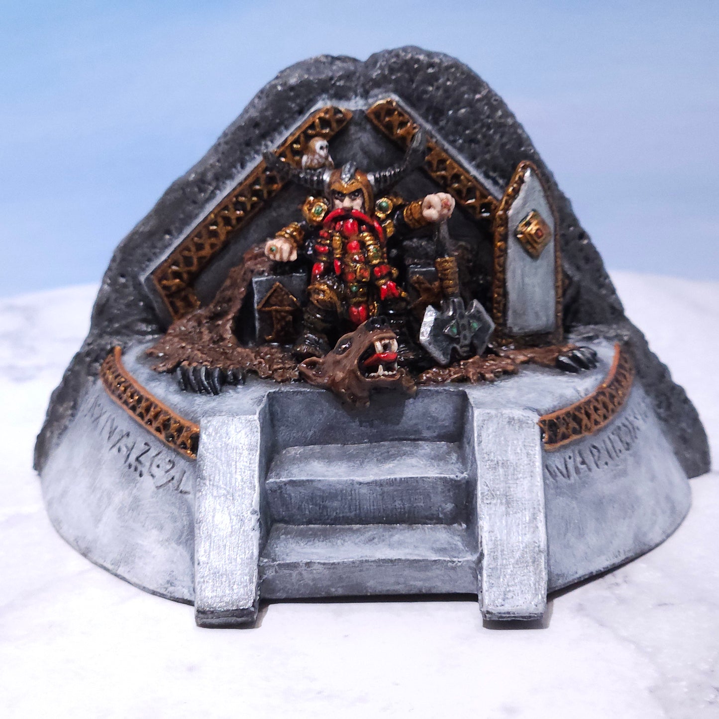Dwarf King Miniature: Dnd, D&D, TTRPG Artist Painted Gaming Model
