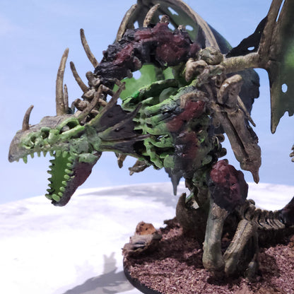 Dracolich Painted Miniature (D&D) | Rose and Shadow