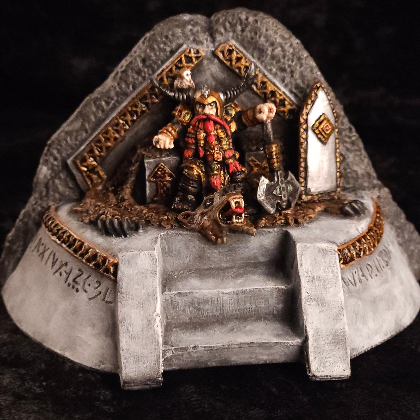 Dwarf King Miniature: Dnd, D&D, TTRPG Artist Painted Gaming Model