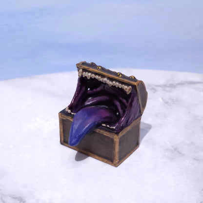 Mimic Miniature: Dnd, D&D, TTRPG Artist Painted Mimic Monster Model